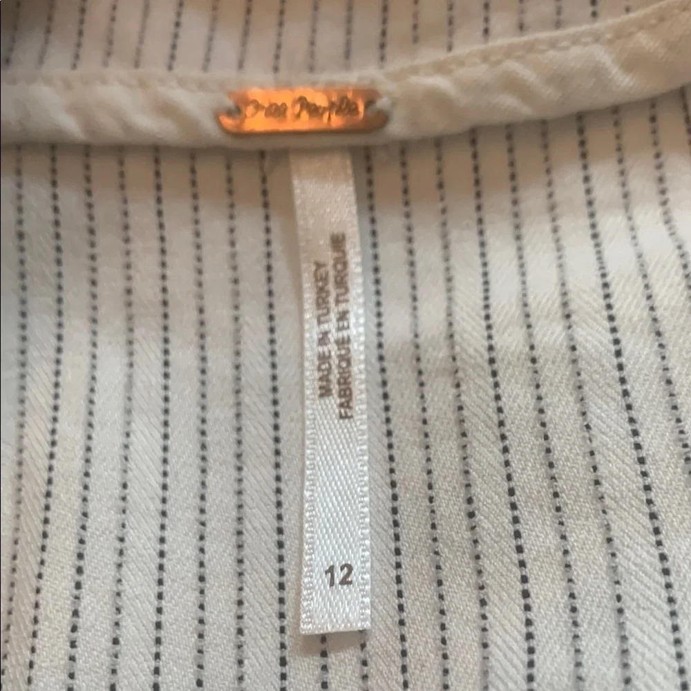 Free People White Pencil Cargo Mini Skirt - Picture 3 of 5